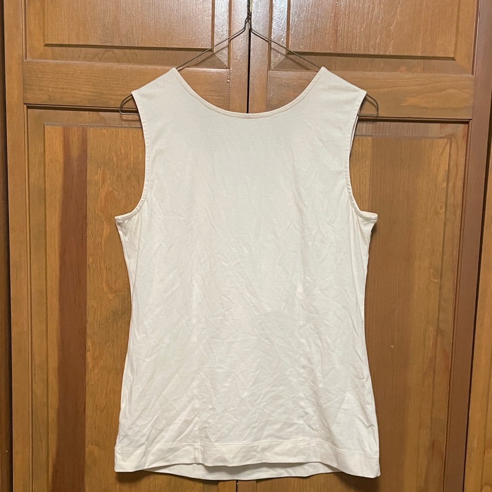 Nic+Zoe Tank Women's Cream Sleeveless Top